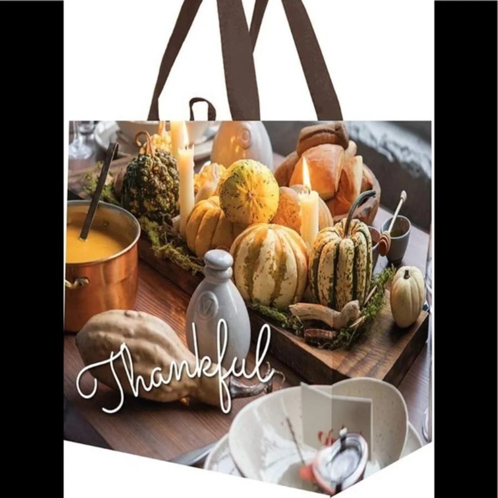 Fall Harvest Autumn Grocery Tote 🍁 3 for $15